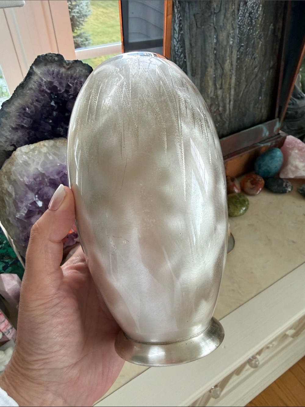 WMF Ikora cloud vase germany Silver-Tone Decorative Metal Vase